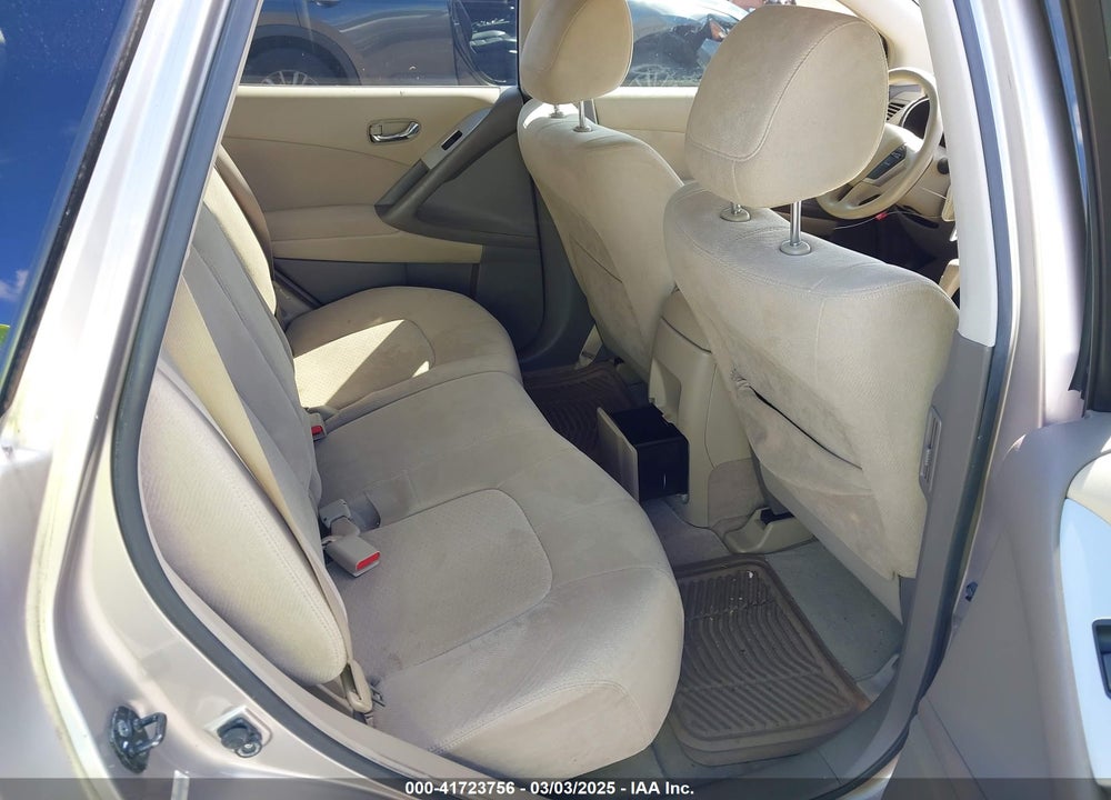 2009 NISSAN MURANO S VIN: JN8AZ18U19W003298