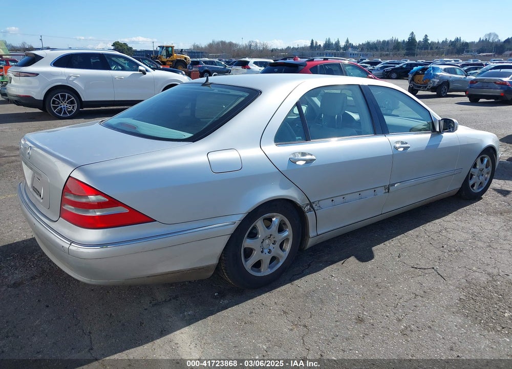 2000 MERCEDES-BENZ S 430 VIN: WDBNG70J7YA130395