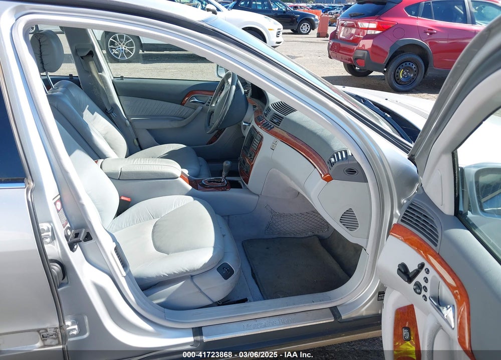 2000 MERCEDES-BENZ S 430 VIN: WDBNG70J7YA130395