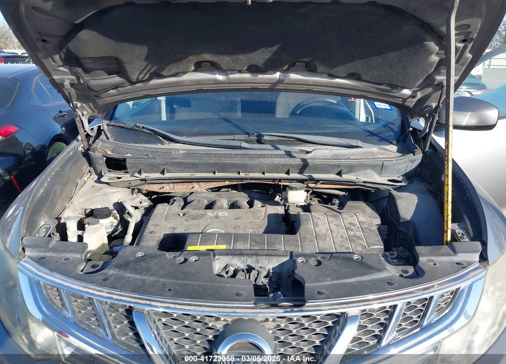 2012 NISSAN MURANO S VIN: JN8AZ1MU5CW117141