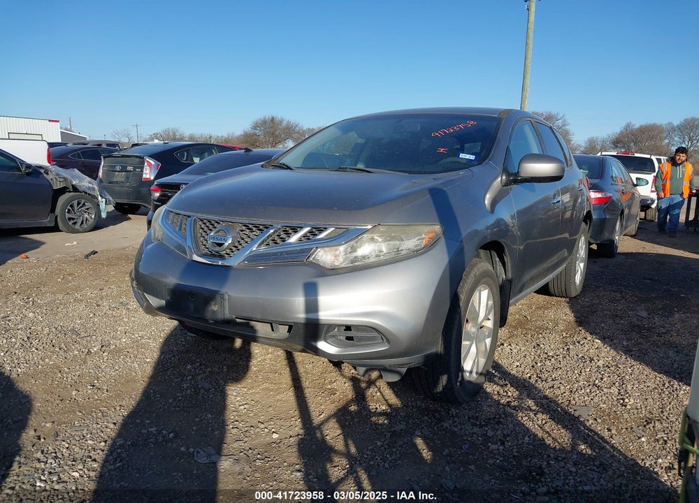 2012 NISSAN MURANO S VIN: JN8AZ1MU5CW117141