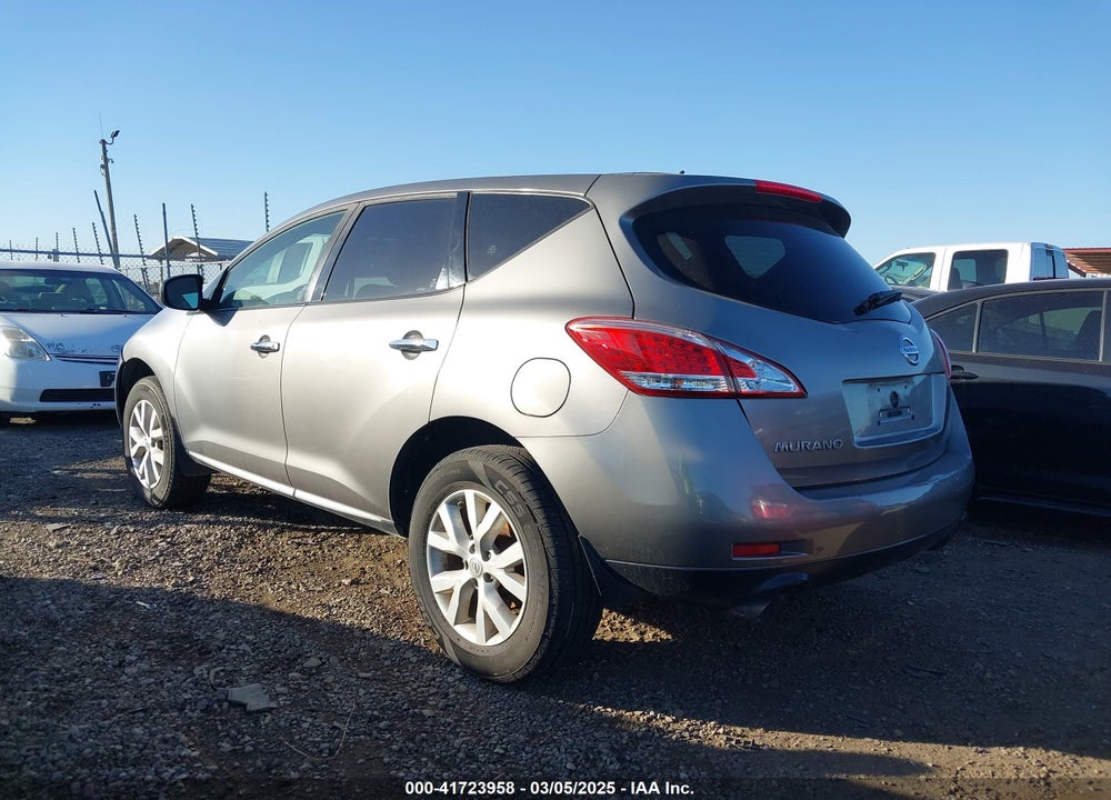 2012 NISSAN MURANO S VIN: JN8AZ1MU5CW117141