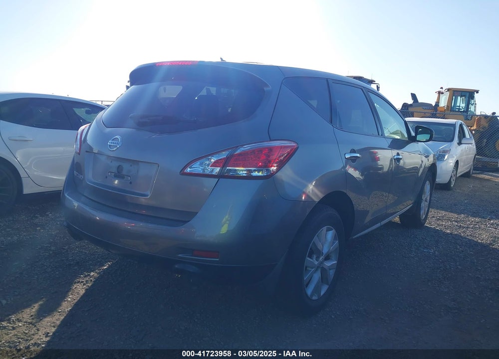 2012 NISSAN MURANO S VIN: JN8AZ1MU5CW117141