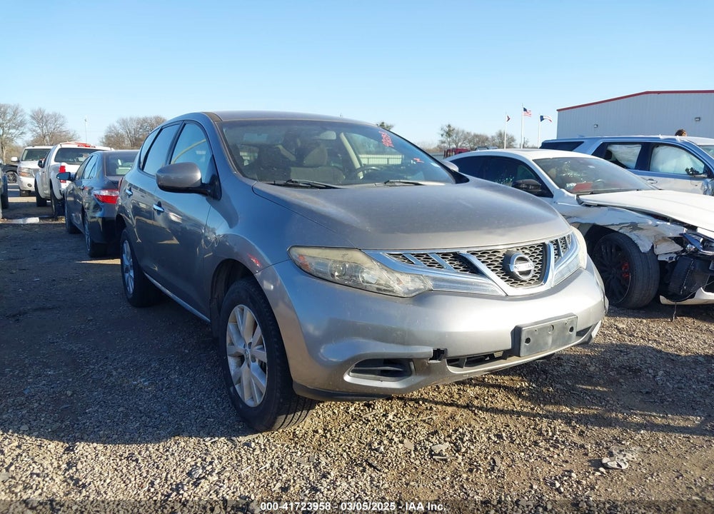2012 NISSAN MURANO S VIN: JN8AZ1MU5CW117141