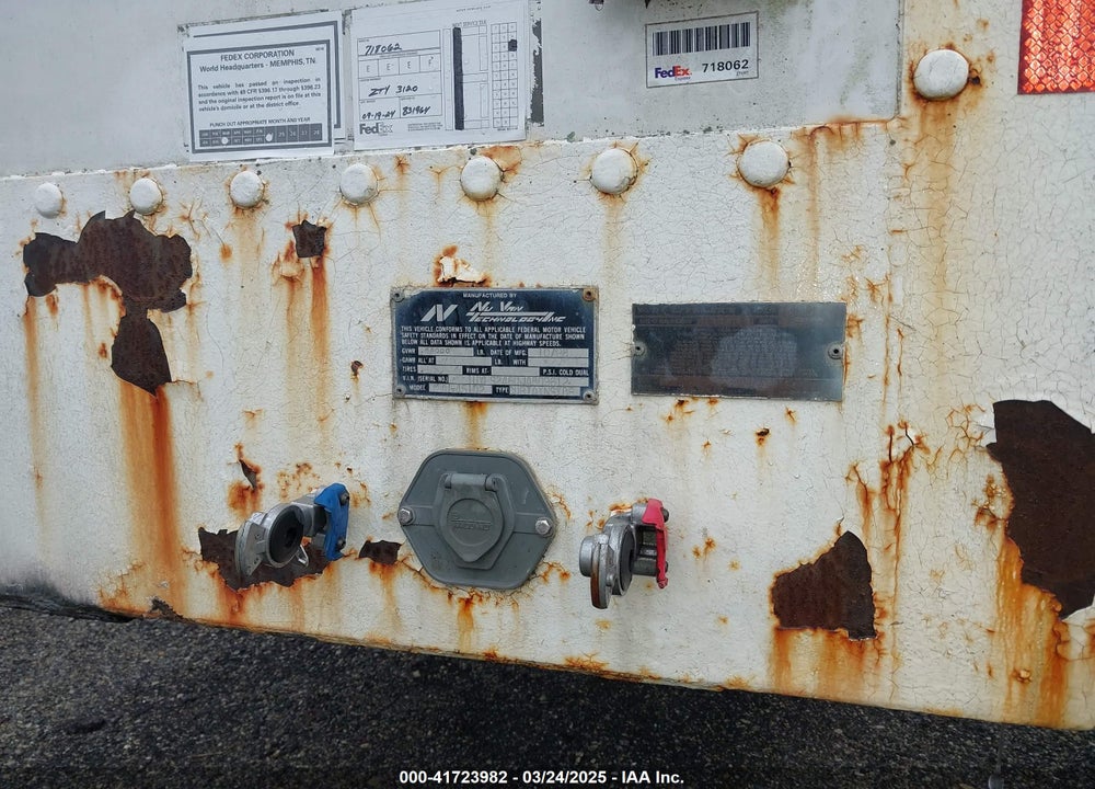 1988 UTILITY TRAILER MFG VIN: 1UYLS2460JA809612