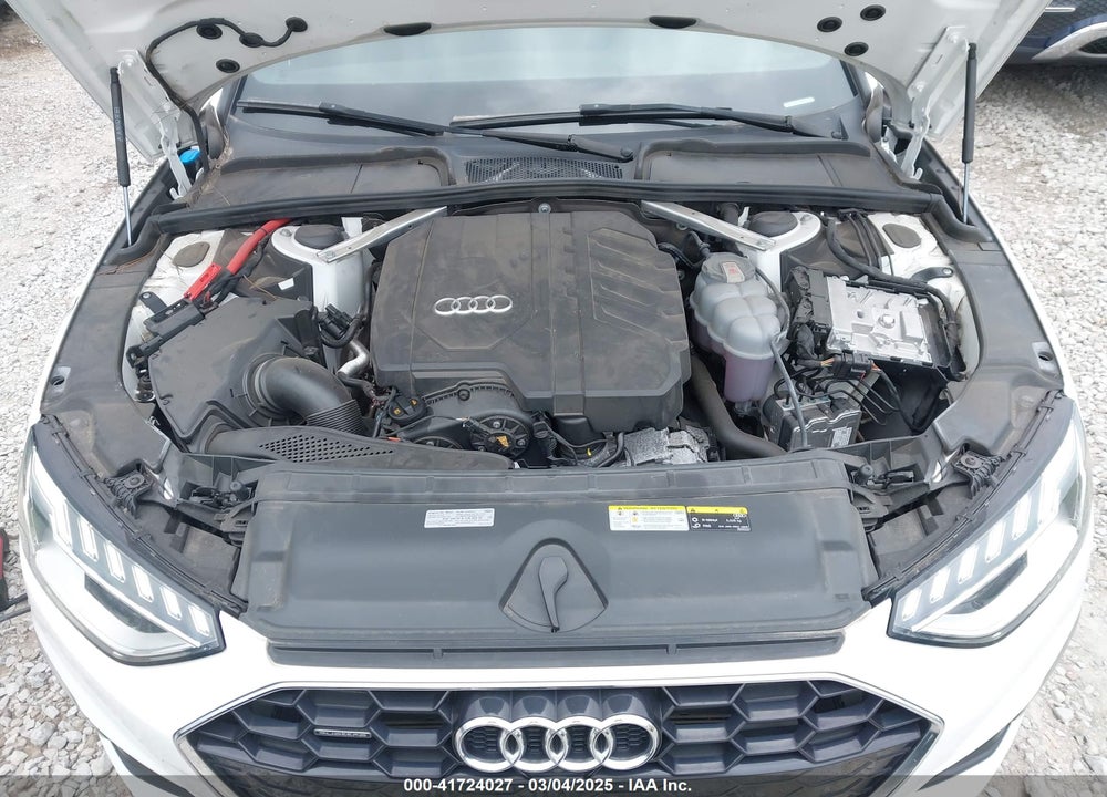 2022 AUDI A4 PREMIUM PLUS 45 TFSI S LINE QUATTRO S TRONIC VIN: WAUEAAF4XNN013722