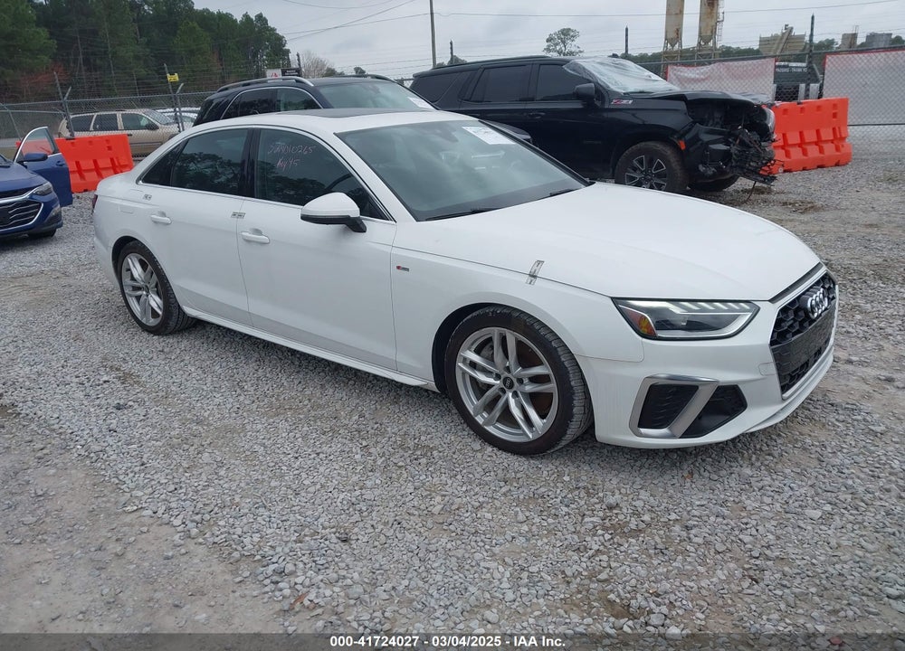 2022 AUDI A4 PREMIUM PLUS 45 TFSI S LINE QUATTRO S TRONIC VIN: WAUEAAF4XNN013722