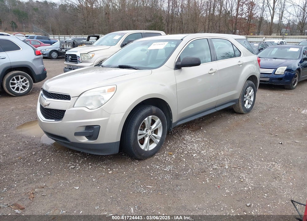 2011 CHEVROLET EQUINOX LS VIN: 2CNALBEC2B6217372