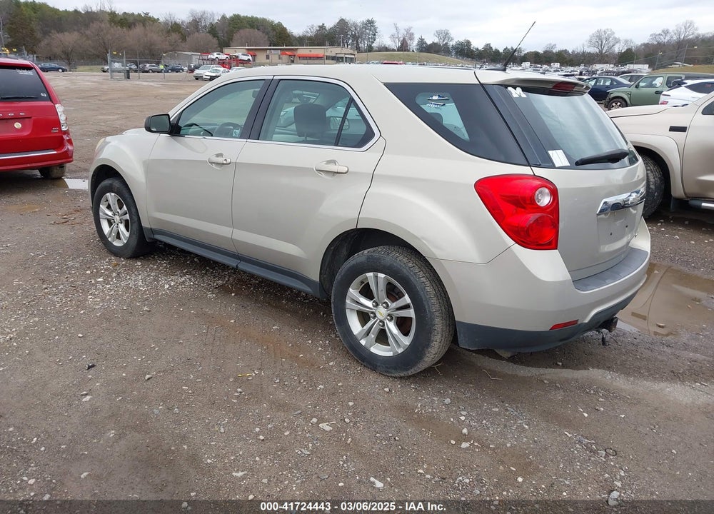 2011 CHEVROLET EQUINOX LS VIN: 2CNALBEC2B6217372
