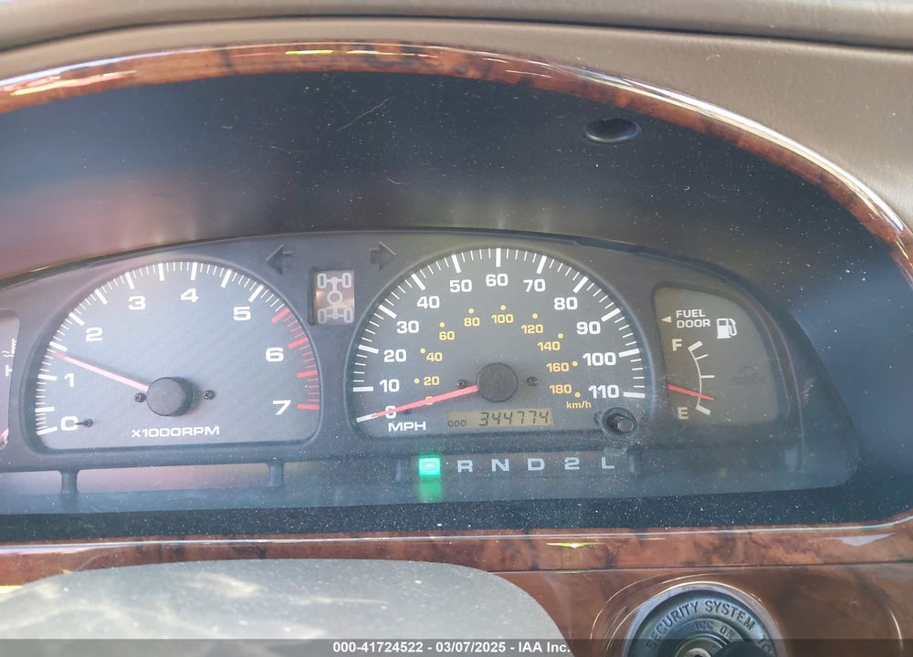 2000 TOYOTA 4RUNNER VIN: JT3HN87R5Y0304836