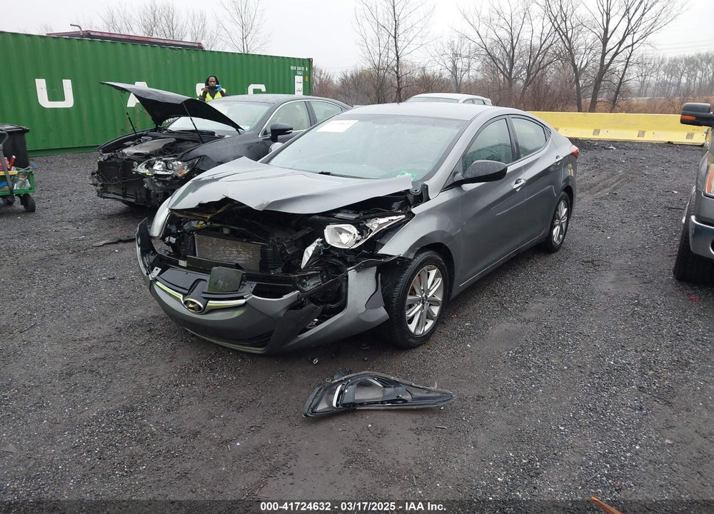 2014 HYUNDAI ELANTRA SE VIN: 5NPDH4AEXEH484345