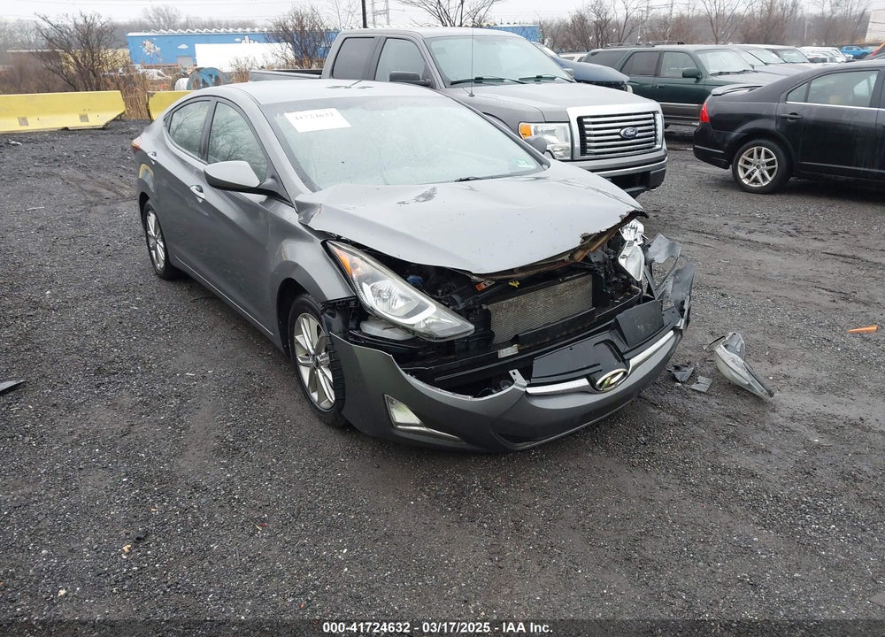 2014 HYUNDAI ELANTRA SE VIN: 5NPDH4AEXEH484345