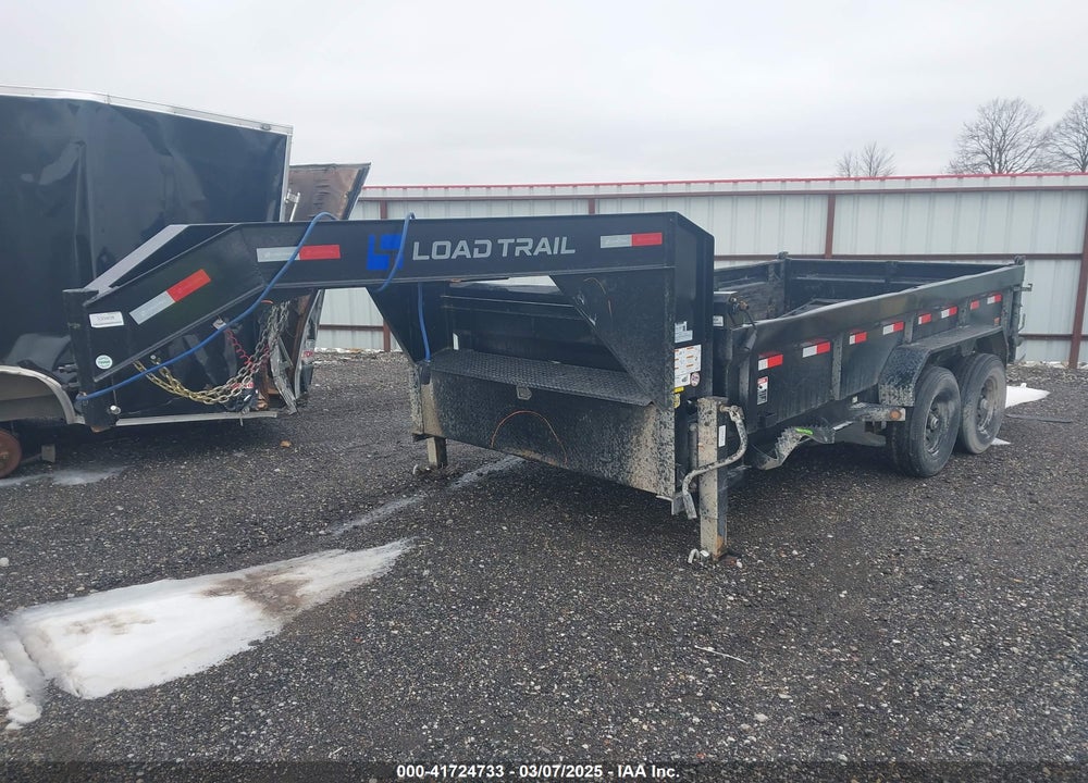 2025 LOAD TRAIL 14' GOOSENECK DUMP TRAILER VIN: 4ZEGD1421S3330408