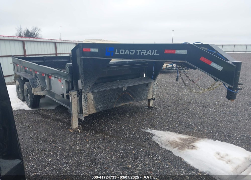 2025 LOAD TRAIL 14' GOOSENECK DUMP TRAILER VIN: 4ZEGD1421S3330408