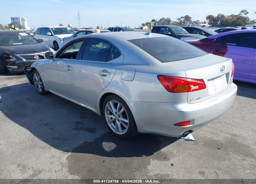 2007 LEXUS IS 250 VIN: JTHBK262072042642