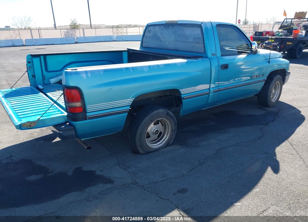 1996 DODGE RAM 1500 VIN: 1B7HC16Y1TJ166118