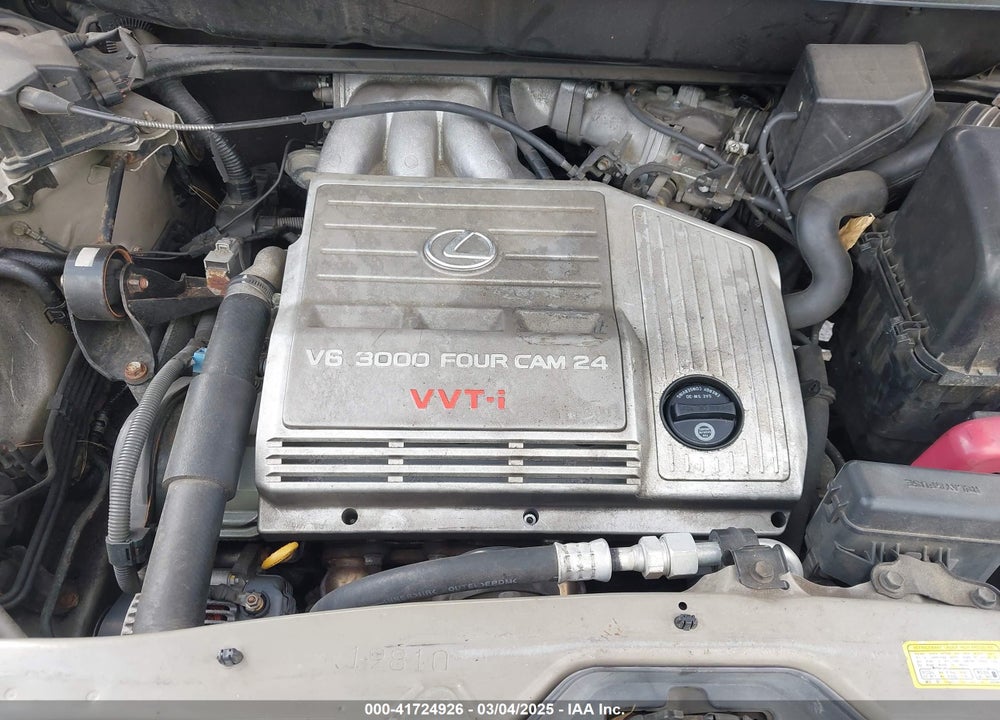 2000 LEXUS RX 300 VIN: JT6GF10U8Y0064621
