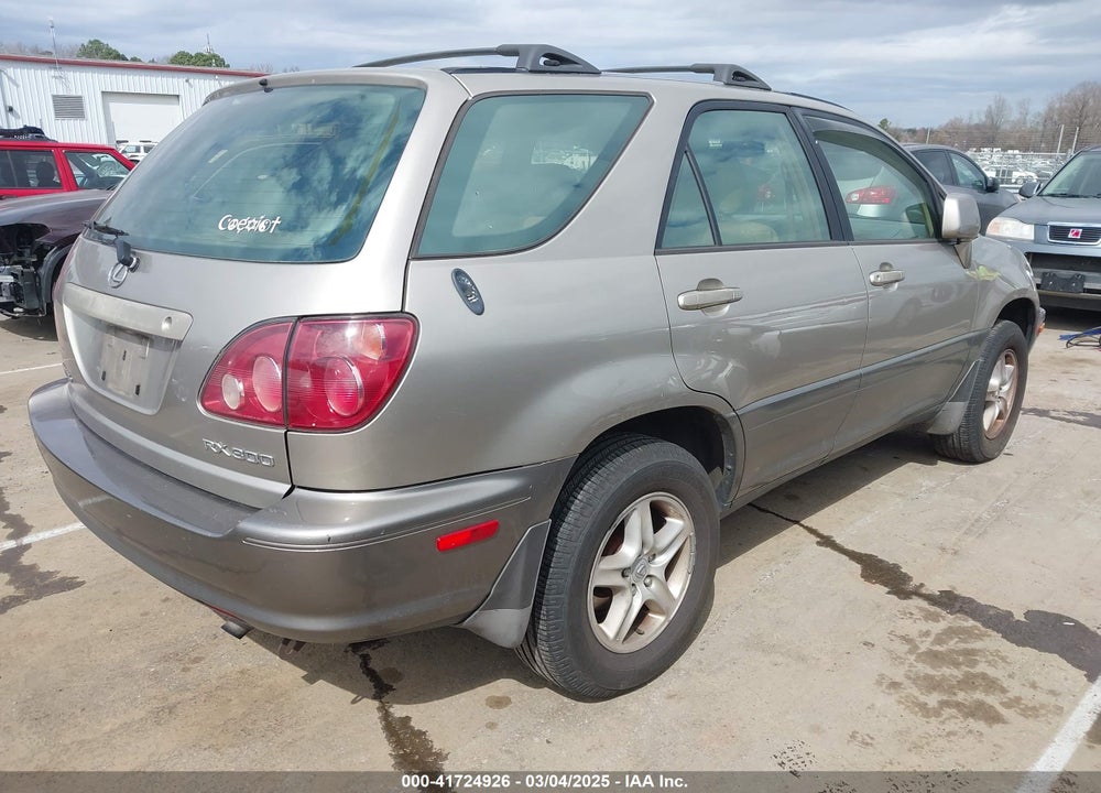 2000 LEXUS RX 300 VIN: JT6GF10U8Y0064621