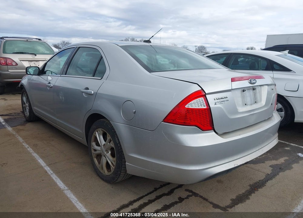 2012 FORD FUSION VIN: 3FAHP0HA2CR441375