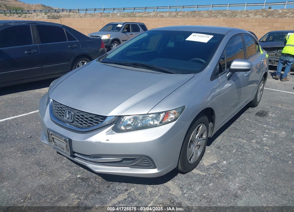 2014 HONDA CIVIC LX VIN: 19XFB2F59EE261712