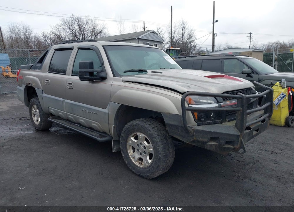 2002 CHEVROLET AVALANCHE 1500 VIN: 3GNEK13T82G322323