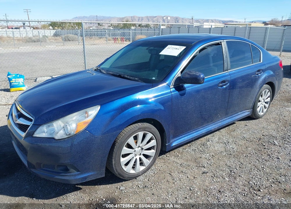 2011 SUBARU LEGACY 2.5I LIMITED VIN: 4S3BMBL62B3245277