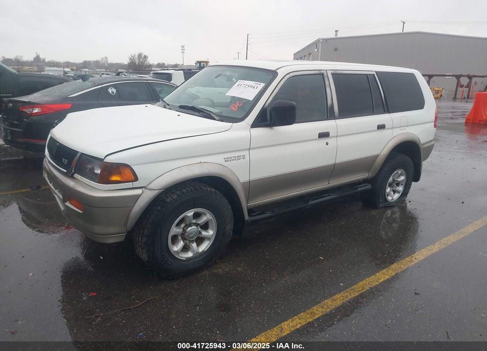 1998 MITSUBISHI MONTERO SPORT VIN: JA4MT31P1WP033671