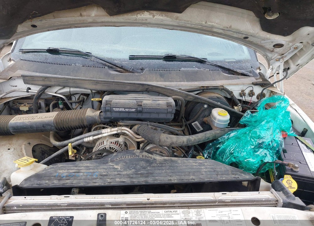 1998 DODGE RAM 1500 ST VIN: 3B7HC12Y8WM281764