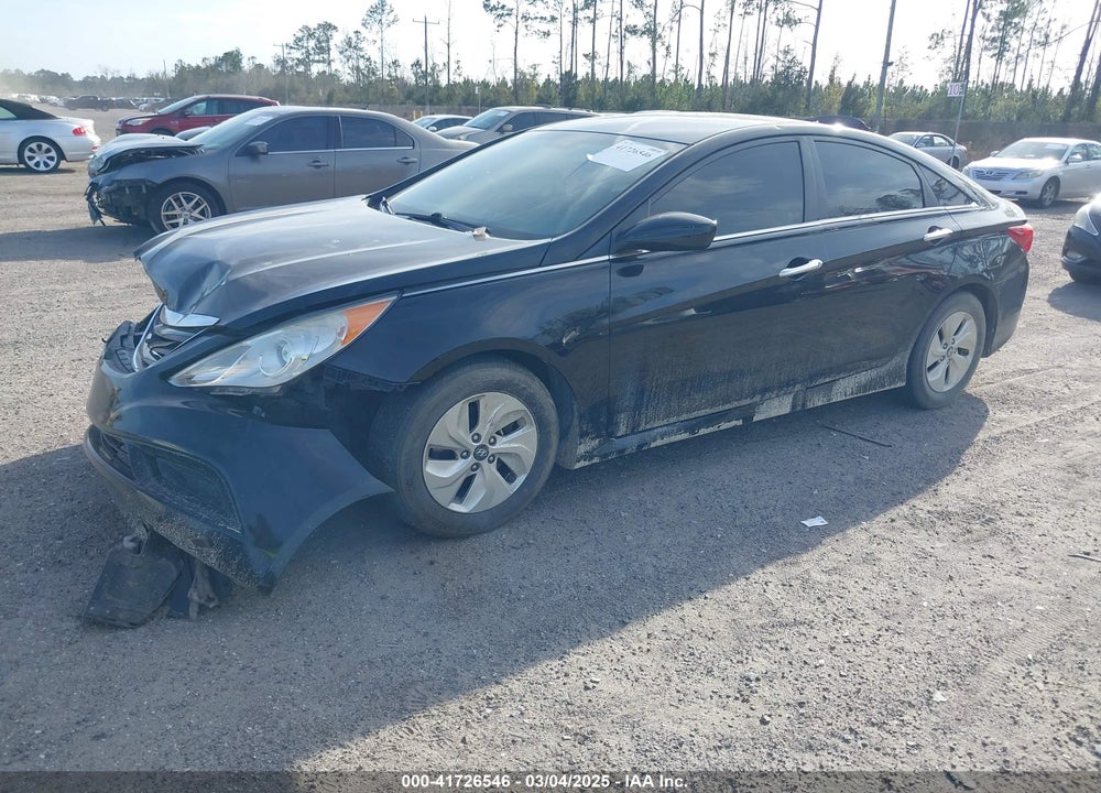 2014 HYUNDAI SONATA GLS VIN: 5NPEB4AC2EH818758