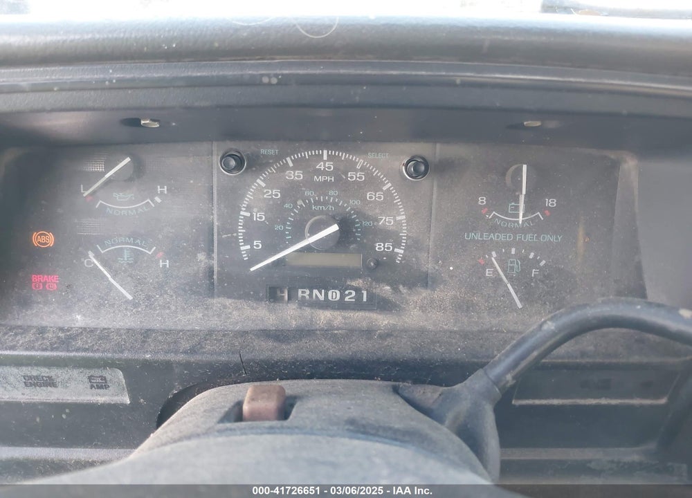 1995 FORD ECONOLINE VIN: 1FMEE11H9SHC00781