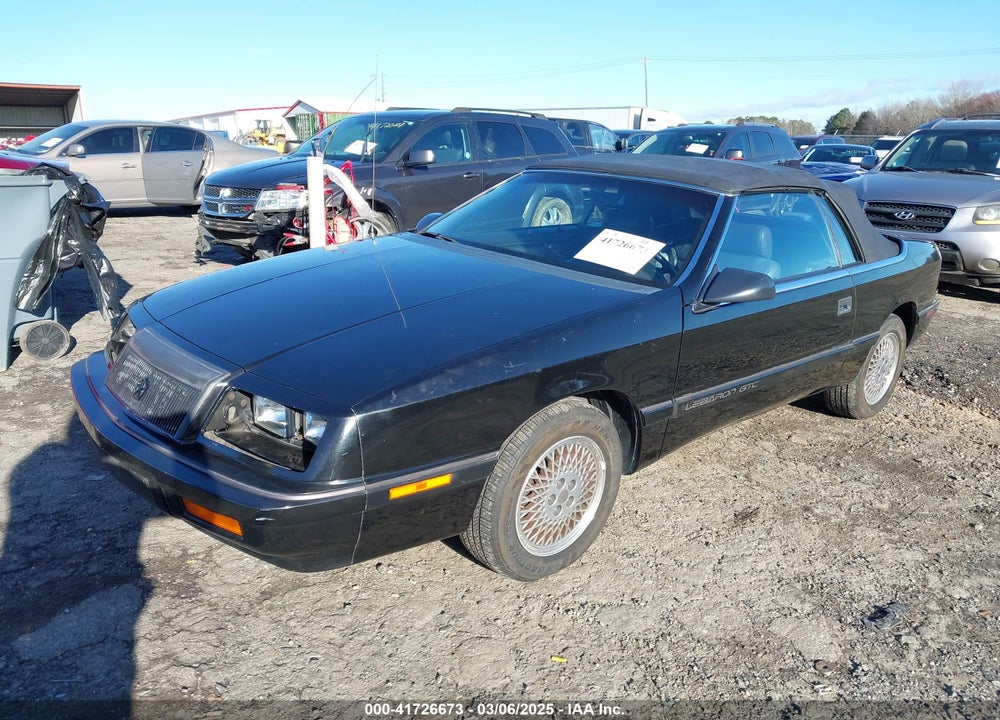1992 CHRYSLER LEBARON VIN: 1C3XU4532NF126799