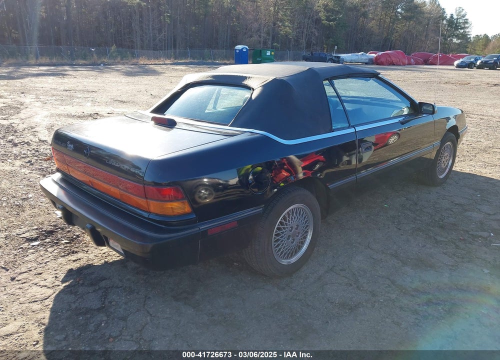 1992 CHRYSLER LEBARON VIN: 1C3XU4532NF126799