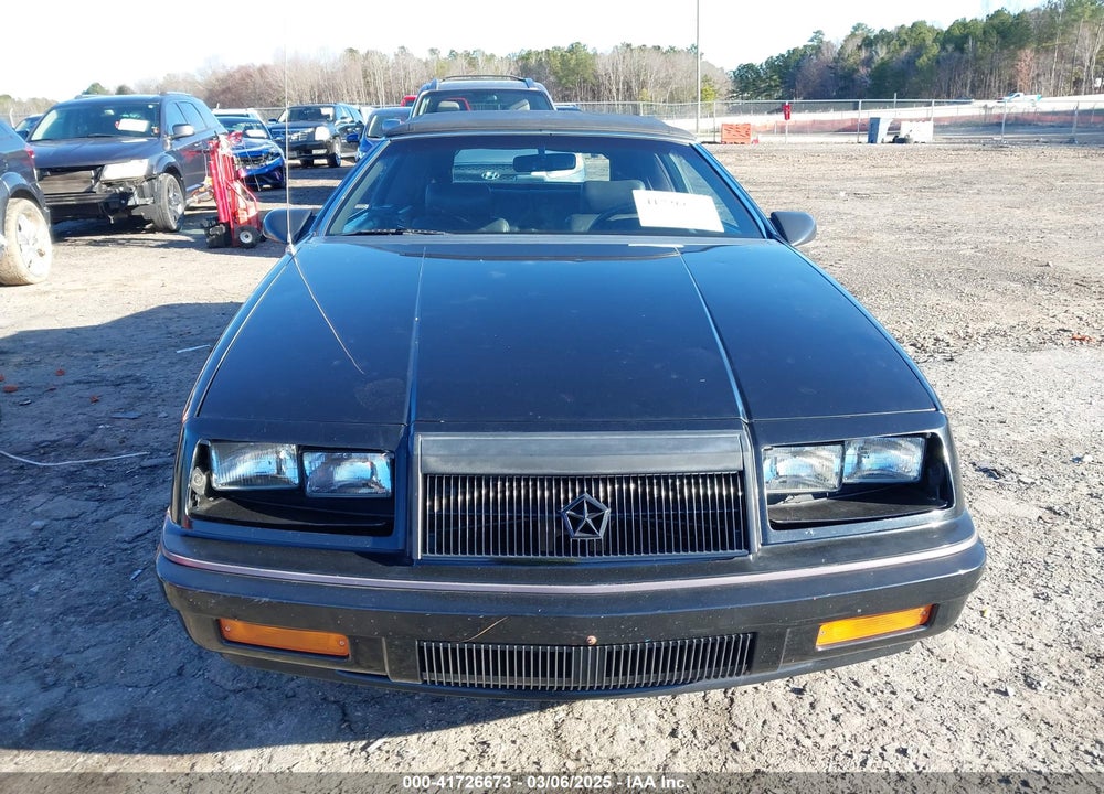 1992 CHRYSLER LEBARON VIN: 1C3XU4532NF126799