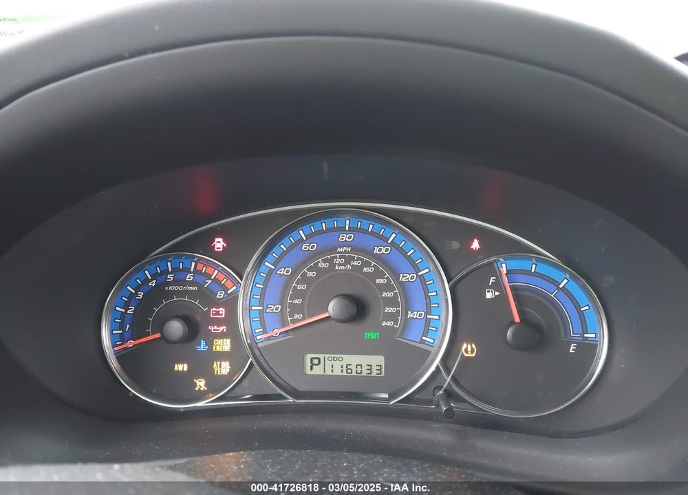 2009 SUBARU FORESTER 2.5X VIN: JF2SH63619H776951