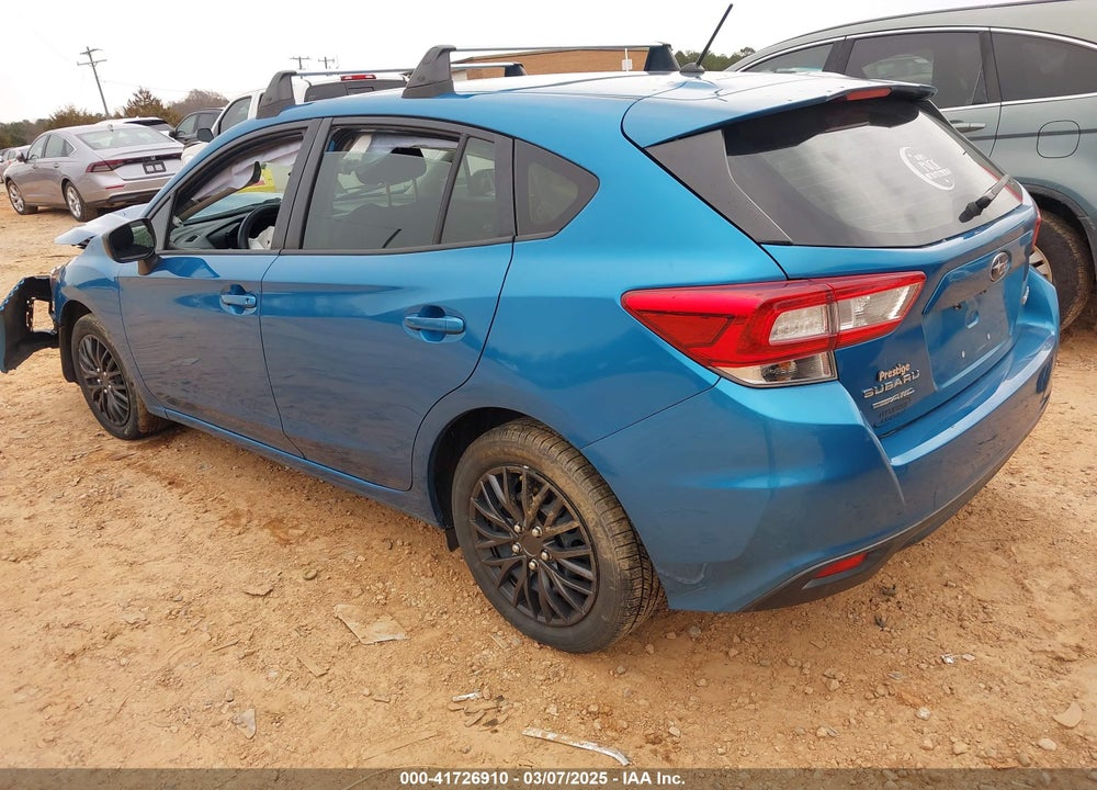 2019 SUBARU IMPREZA VIN: 4S3GTAA64K3718084