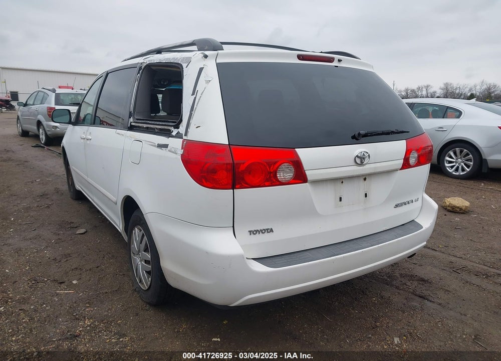 2008 TOYOTA SIENNA LE VIN: 5TDZK23C88S153625