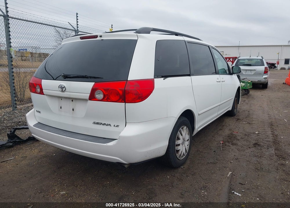 2008 TOYOTA SIENNA LE VIN: 5TDZK23C88S153625