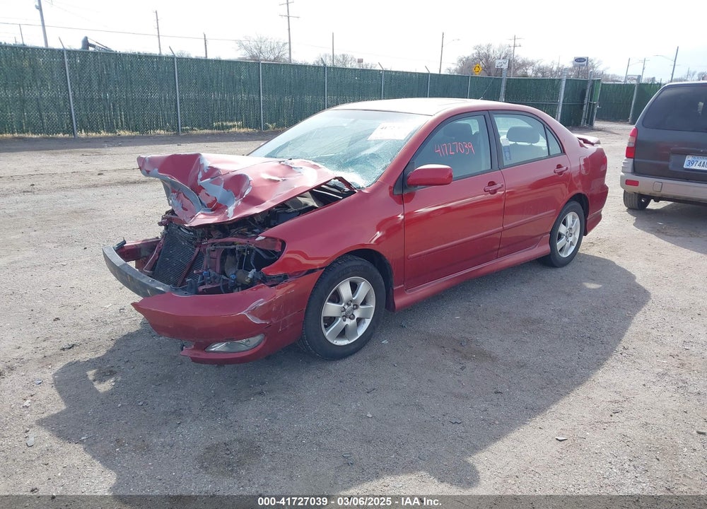 2008 TOYOTA COROLLA S VIN: 1NXBR32E88Z025754
