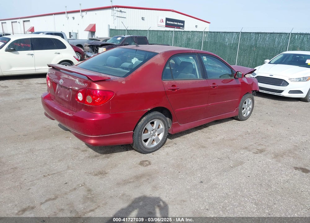 2008 TOYOTA COROLLA S VIN: 1NXBR32E88Z025754
