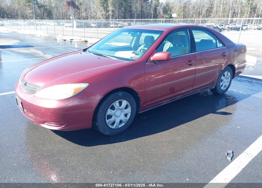 2002 TOYOTA CAMRY LE/XLE/SE VIN: 4T1BE32K92U049618