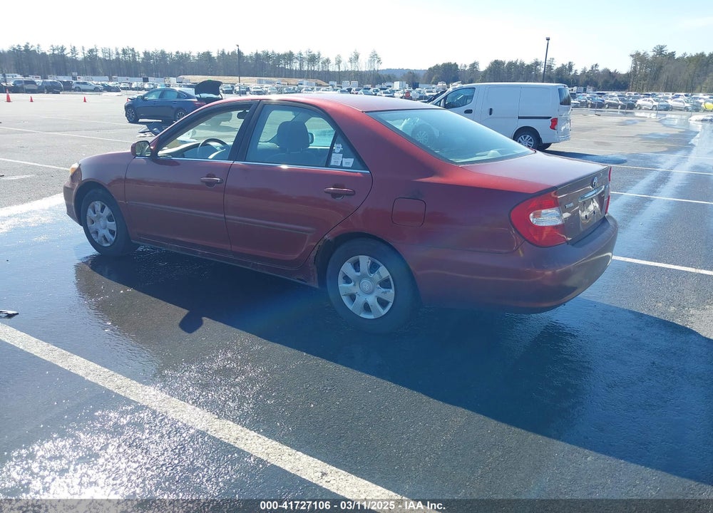 2002 TOYOTA CAMRY LE/XLE/SE VIN: 4T1BE32K92U049618