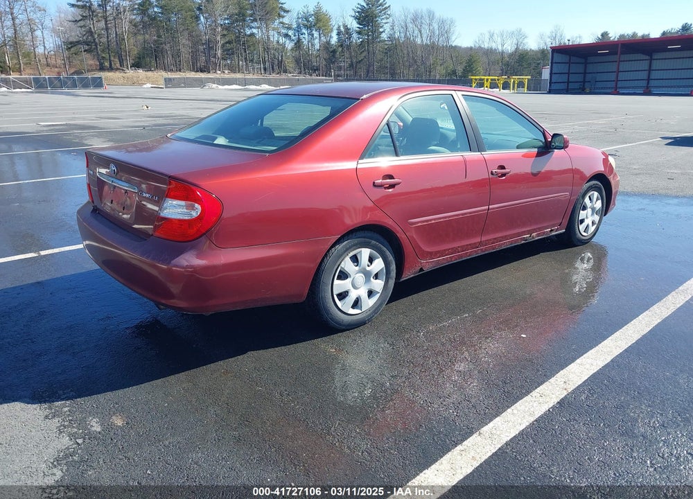 2002 TOYOTA CAMRY LE/XLE/SE VIN: 4T1BE32K92U049618