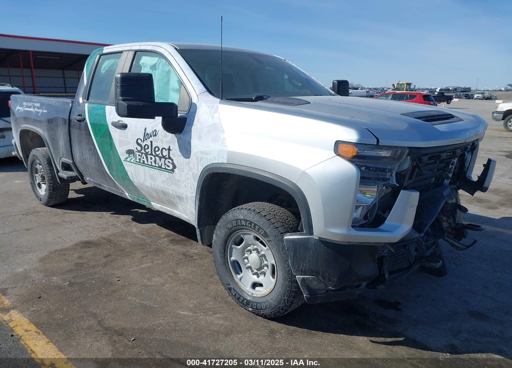 2020 CHEVROLET SILVERADO 2500HD 4WD DOUBLE CAB STANDARD BED WT VIN: 1GC5YLE74LF183989