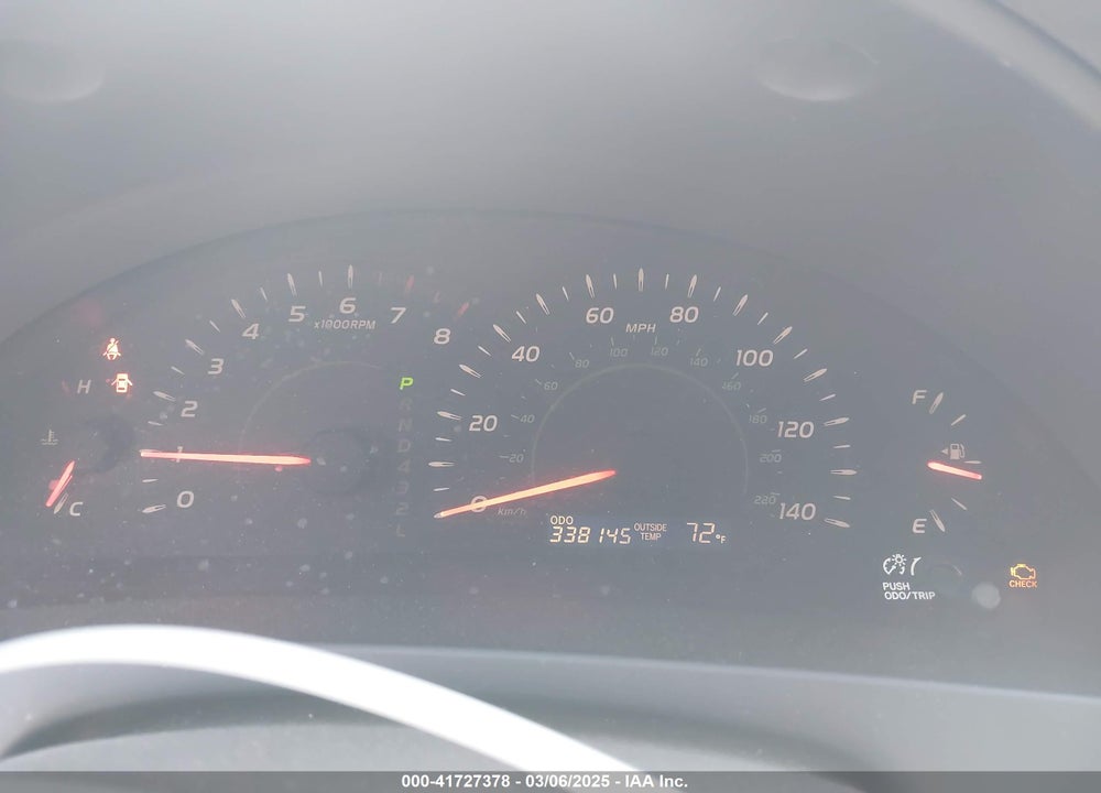 2007 TOYOTA CAMRY VIN: JTNBE46K273084949