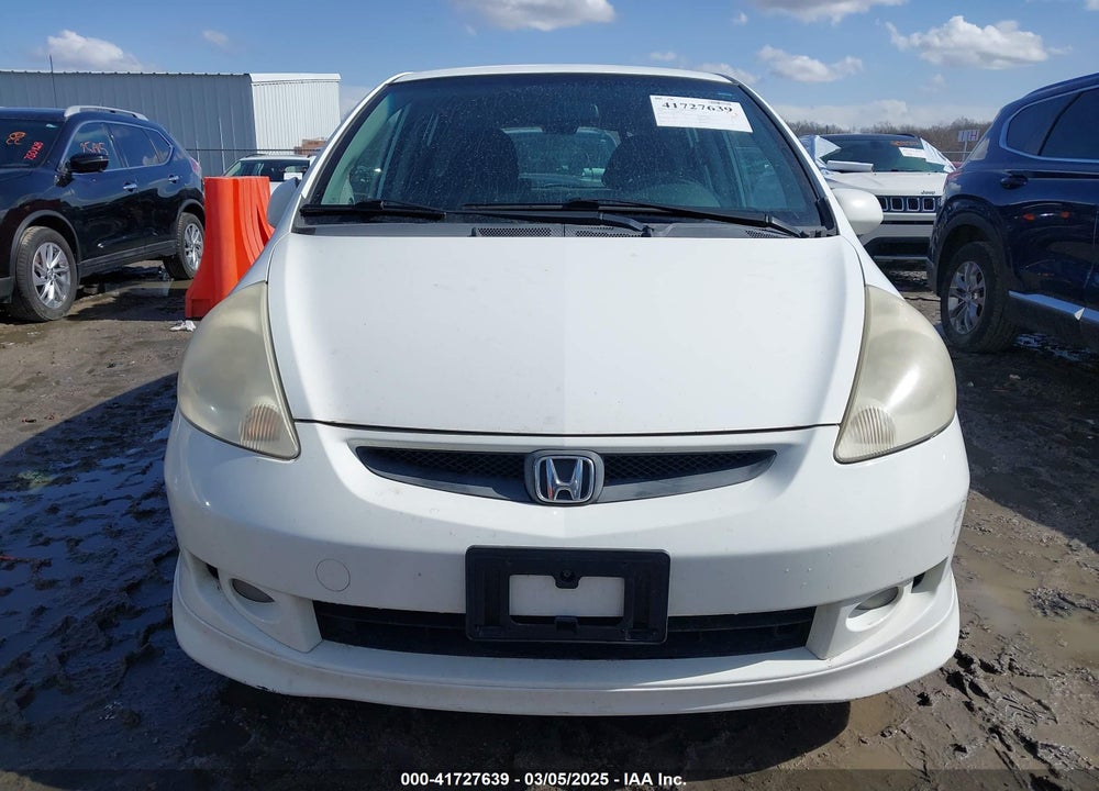 2007 HONDA FIT SPORT VIN: JHMGD38647S065430