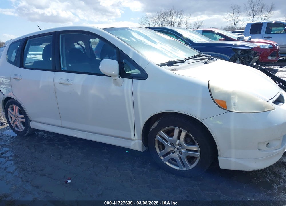2007 HONDA FIT SPORT VIN: JHMGD38647S065430