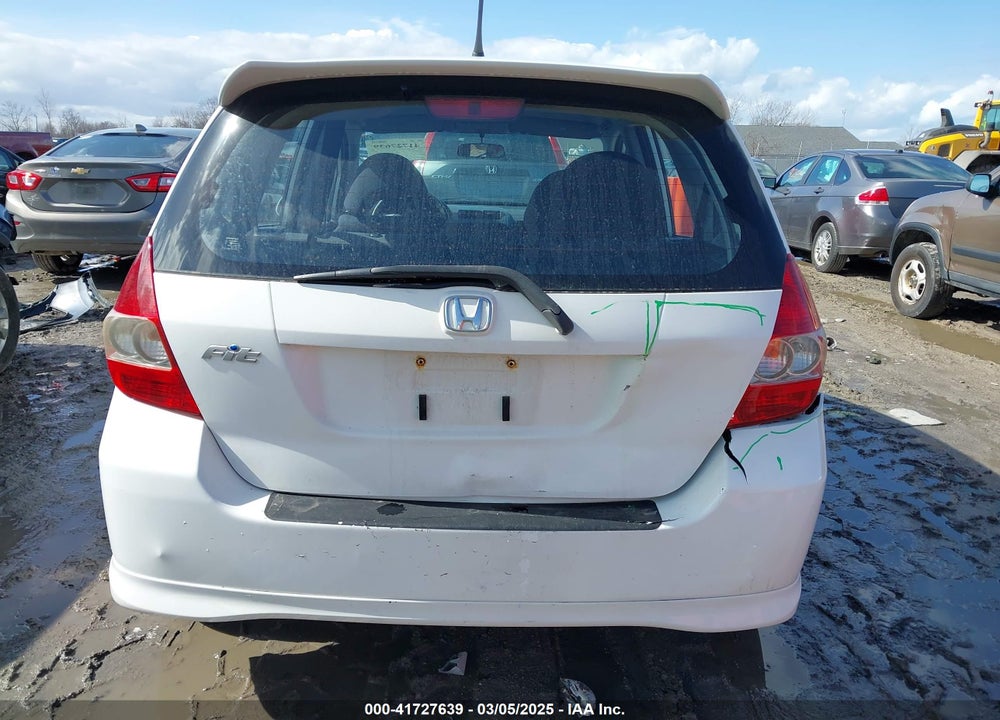 2007 HONDA FIT SPORT VIN: JHMGD38647S065430