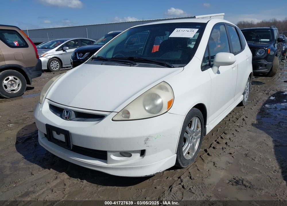2007 HONDA FIT SPORT VIN: JHMGD38647S065430