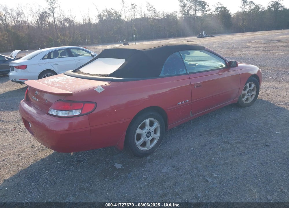 2001 TOYOTA CAMRY SOLARA SLE V6 VIN: 2T1FF28P11C513660