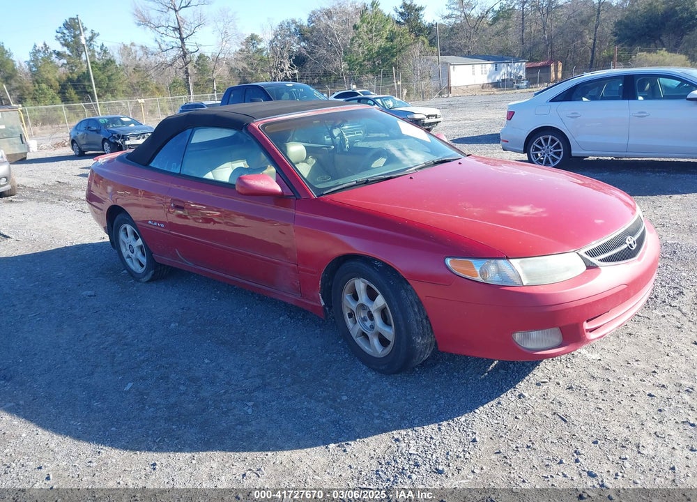 2001 TOYOTA CAMRY SOLARA SLE V6 VIN: 2T1FF28P11C513660